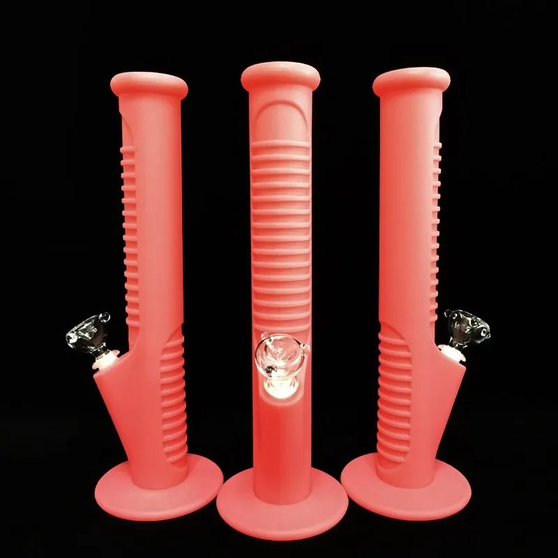 14 inch cartoon glow 9mm glass bong
