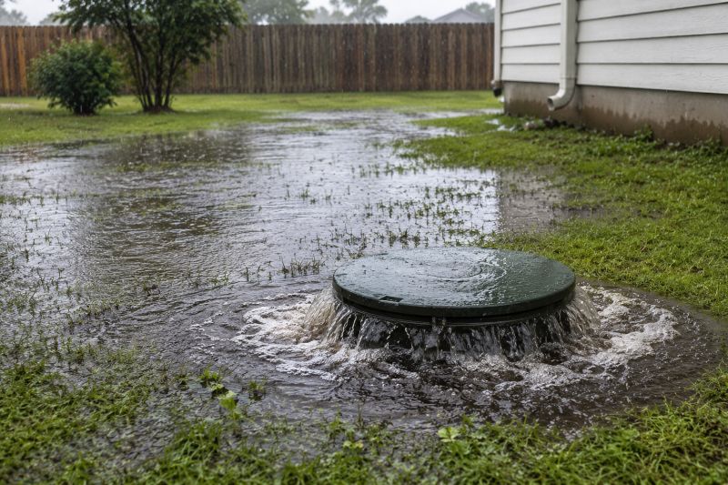 Septic Tank Overflow