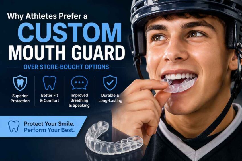 Why Athletes Prefer a Custom Mouth Guard Over Store Bought Options