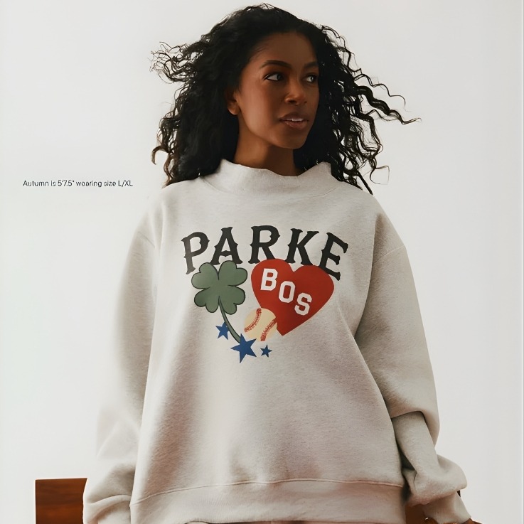 Parke Boston Graphic Mockneck