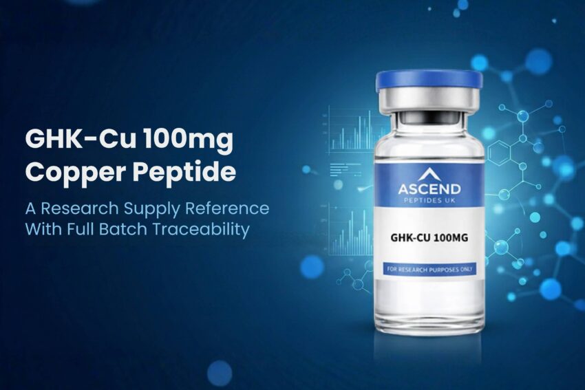 GHK Cu 100mg Copper Peptide A Research Supply Reference With Full Batch Traceability