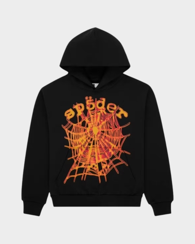 Black Sp5der OG Web V2 Hoodie