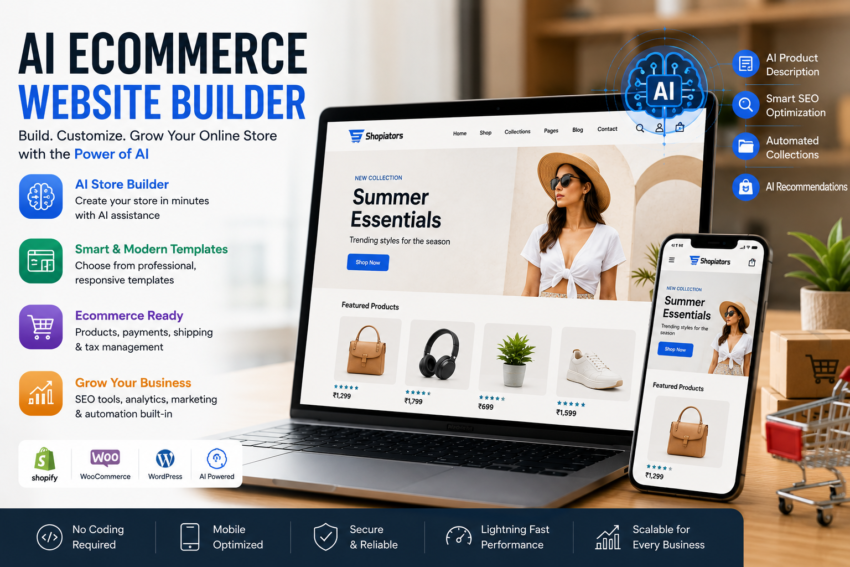 AI Ecommerce Website Builder for Modern Online Businesses