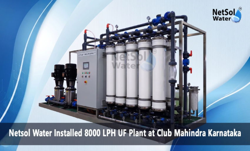 Case Study 8000 LPH UF Plant at Club Mahindra Karnataka 2