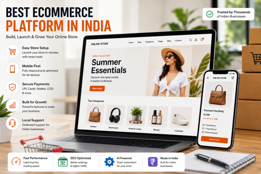 Best Ecommerce Platform in India for Growing Online Businesses