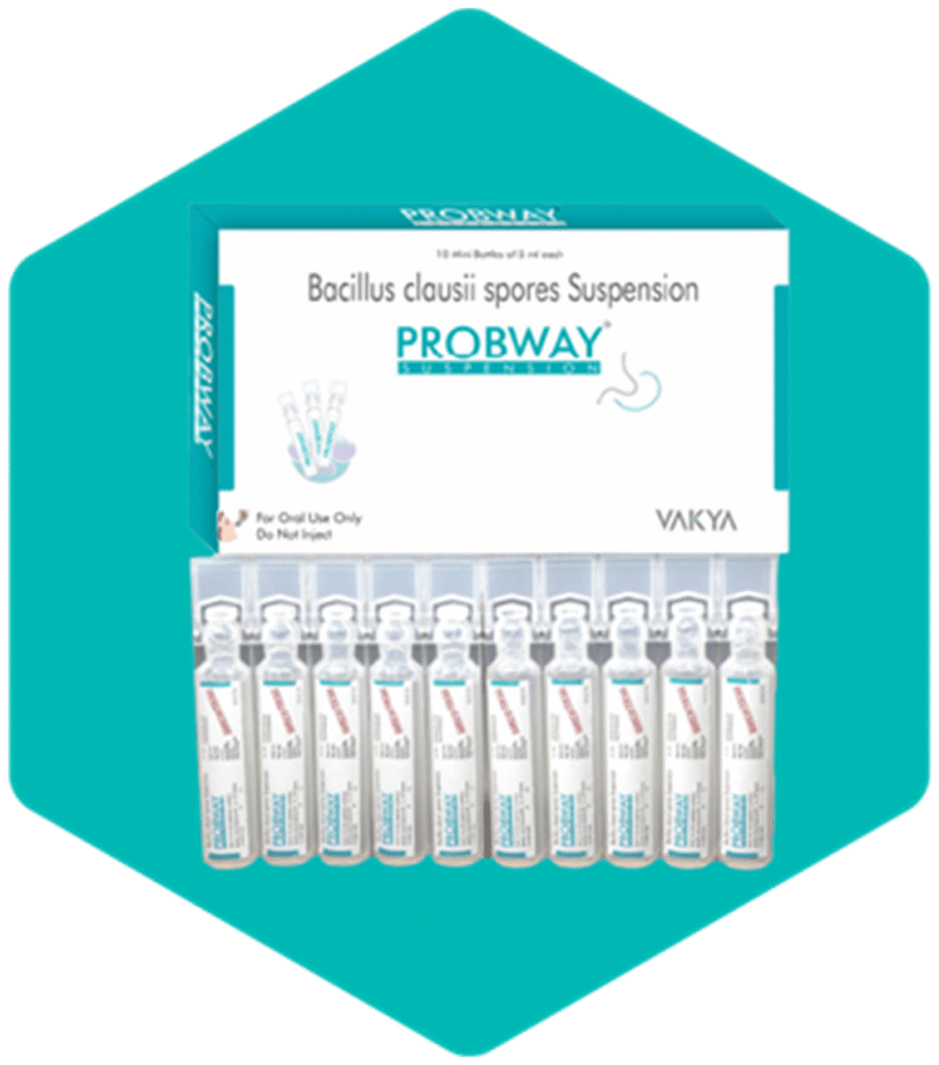 Bacillus clausii spores suspension manufacturers in India