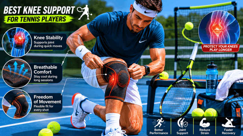 Best Knee Support for Tennis Players Why Knee Stability Matters During Tennis Training 1