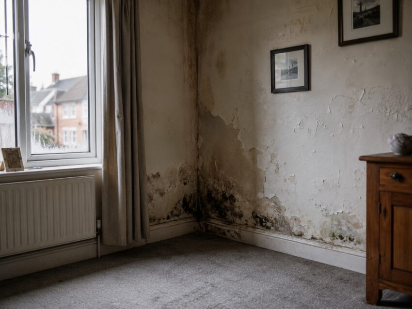 Damp reticence in a forgotten room