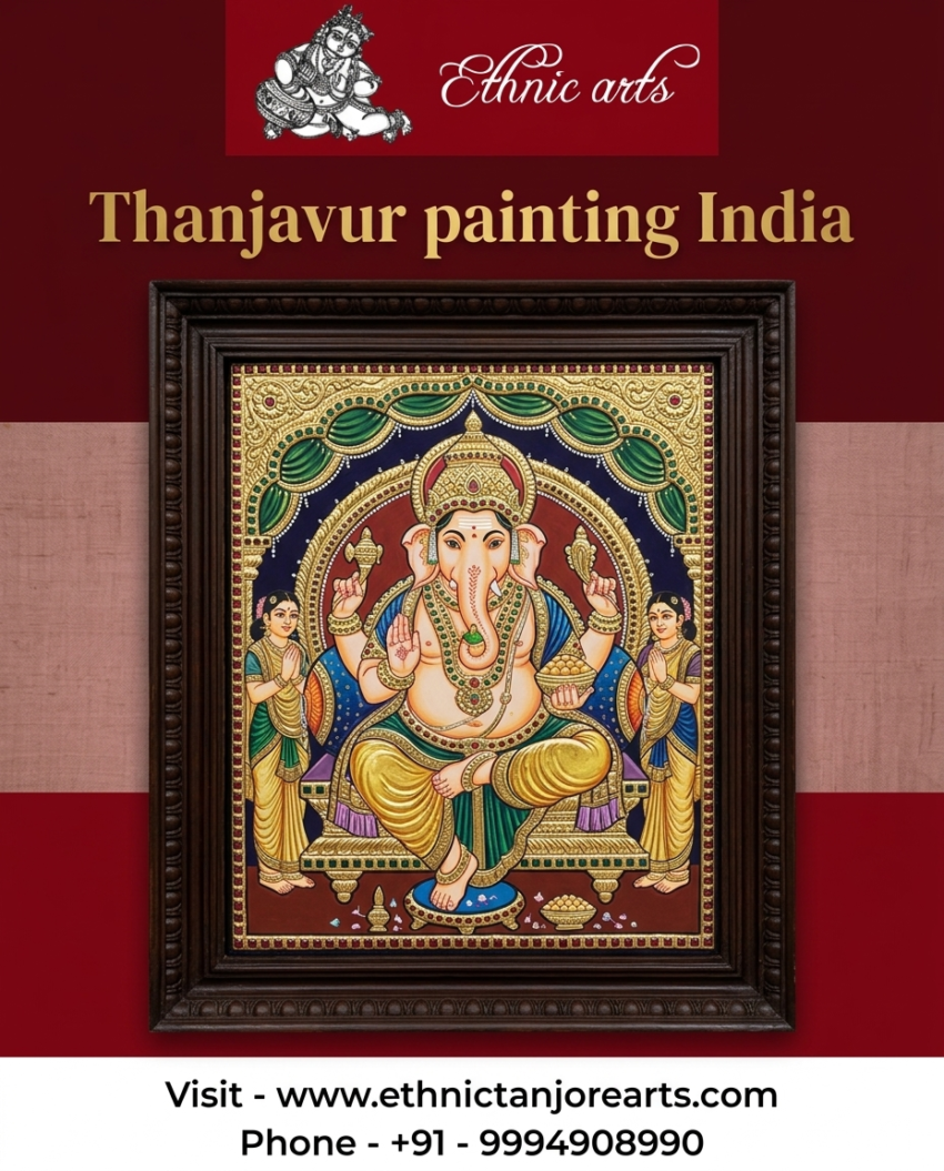 authentic tanjore art work ethnic tanjore arts