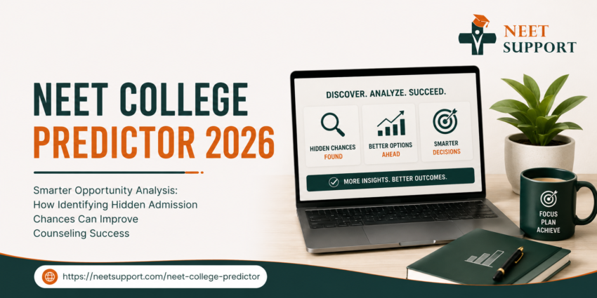 NEET College Predictor 2026 for Smarter Opportunity Analysis How Identifying Hidden Admission Chances Can Improve Counseling Success