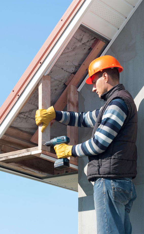 residential soffit repair