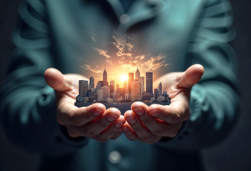 future visions business technology concept