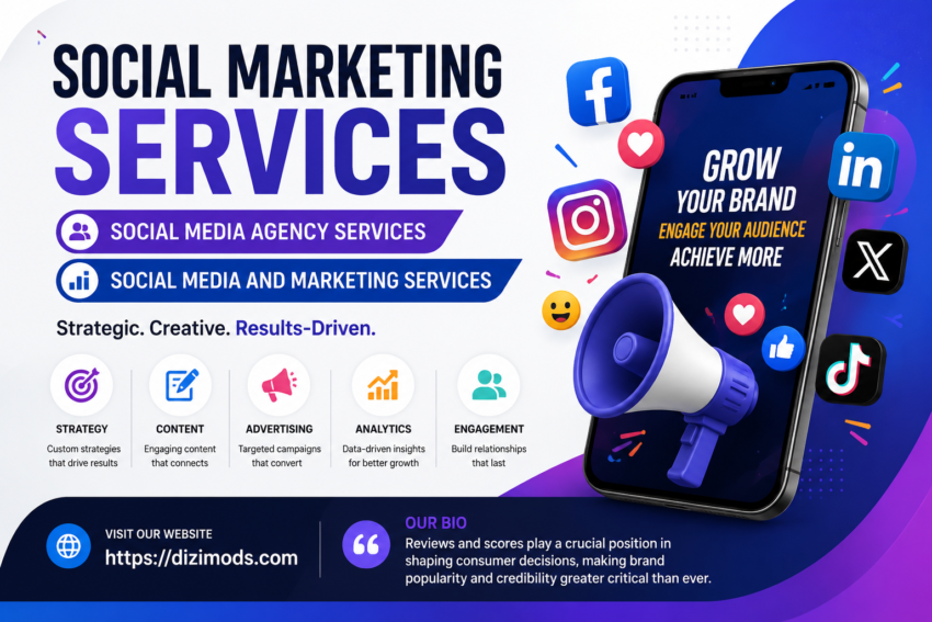 Social marketing and engagement services