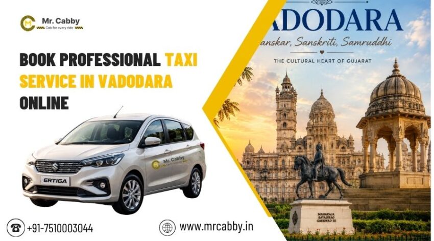 Book Professional Taxi Service in Vadodara Online