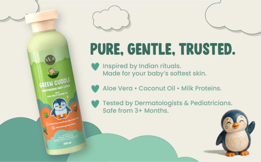 Vanan Green Cuddle Moisturizing Baby Lotion 01
