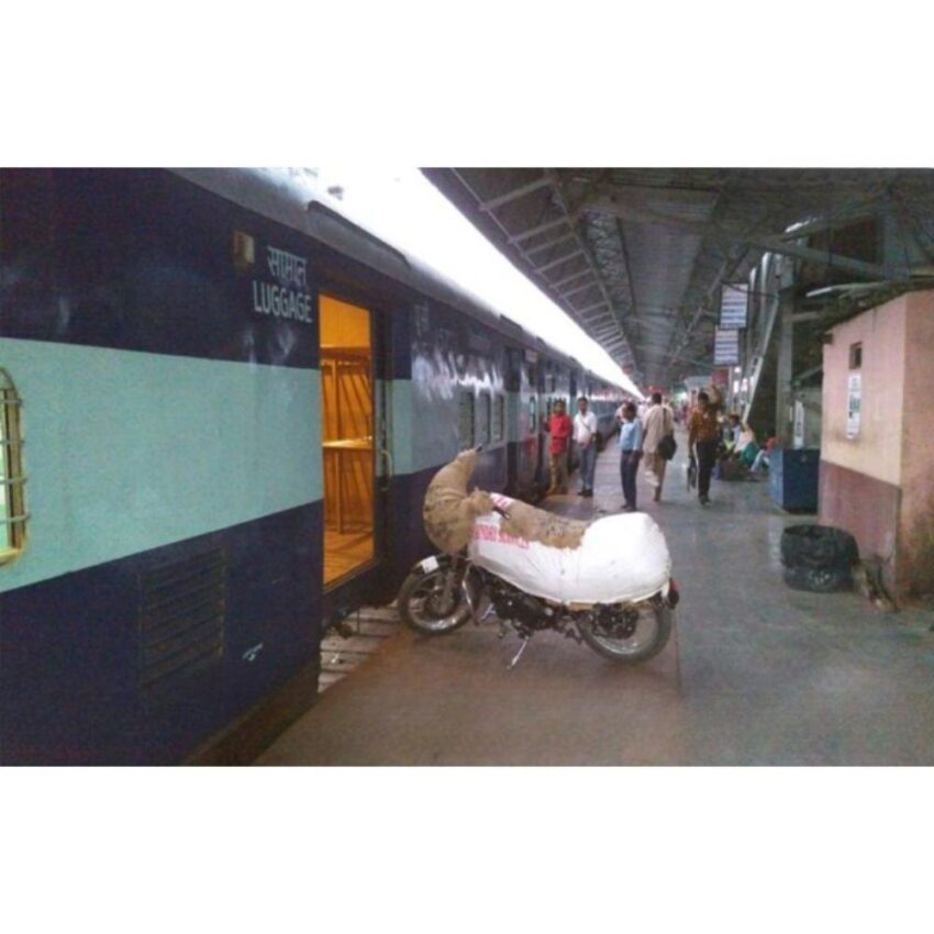railway bike parcel booking service