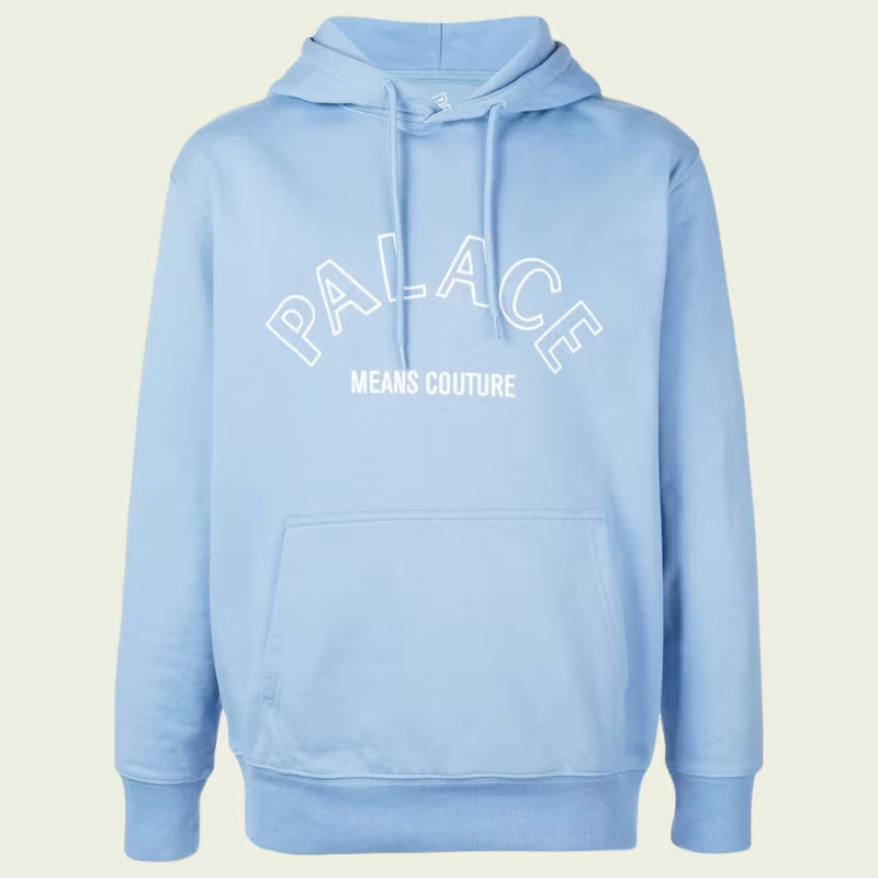 PALACE COUTURE LOGO PRINT HOODIE