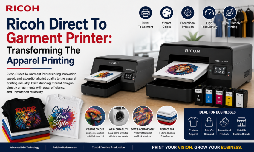 Ricoh Direct To Garment Printer