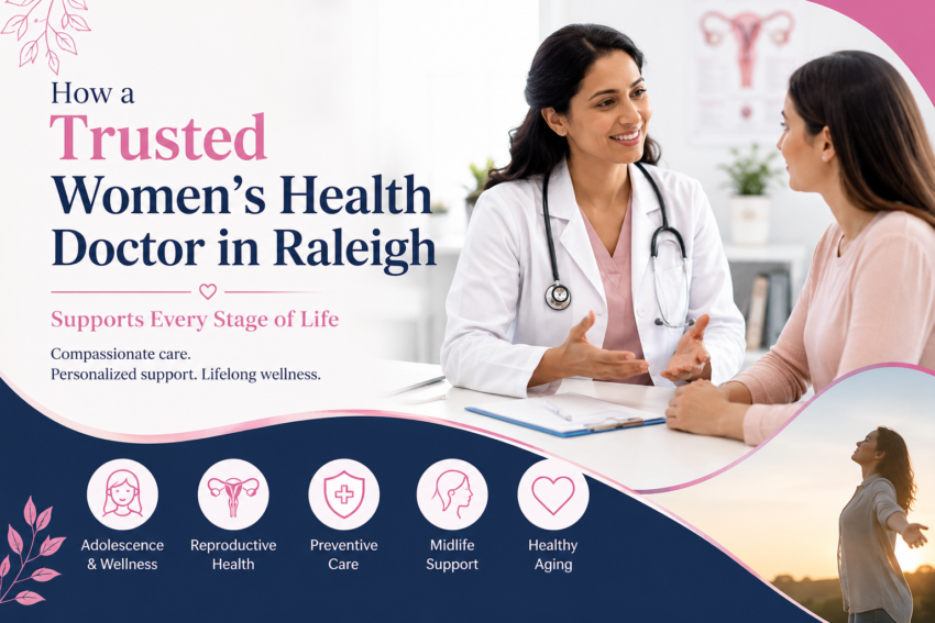 How a Trusted Womens Health Doctor in Raleigh Supports Every Stage of Life