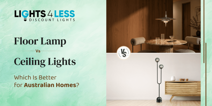 Floor Lamp vs Ceiling Lights Wh