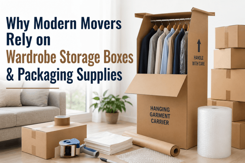 Why Modern Movers Rely on Wardrobe Storage Boxes Packaging Supplies