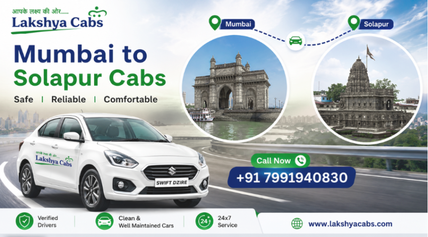 Mumbai to Solapur Cabs