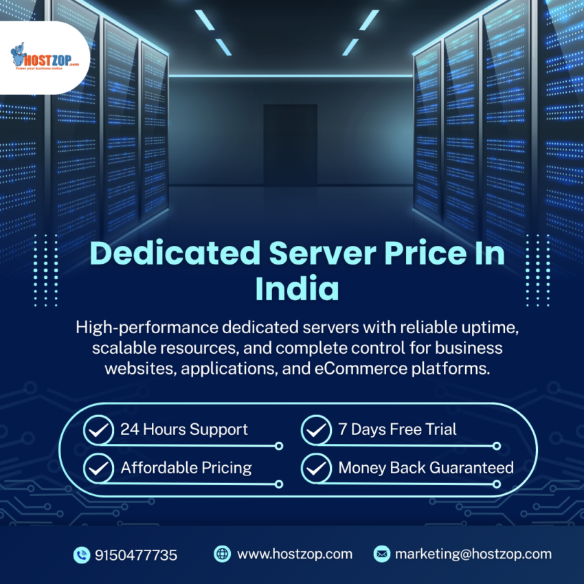 Dedicated Server Price In India. 1