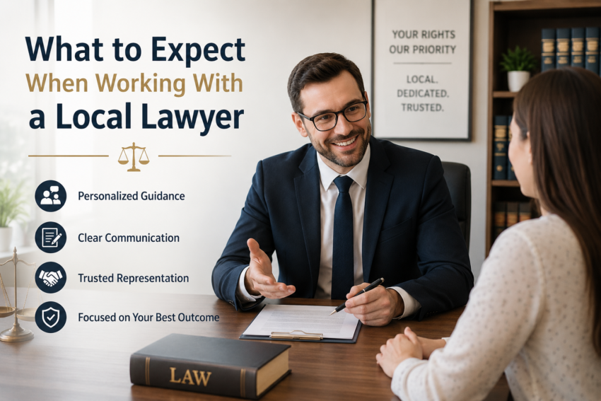 What to Expect When Working With a Local Lawyer