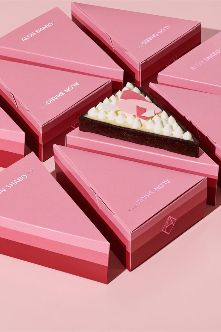Take A Slice Of Alon Shabos Pretty In Pink Pastry Packaging