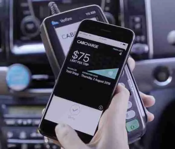 taxi with cabcharge