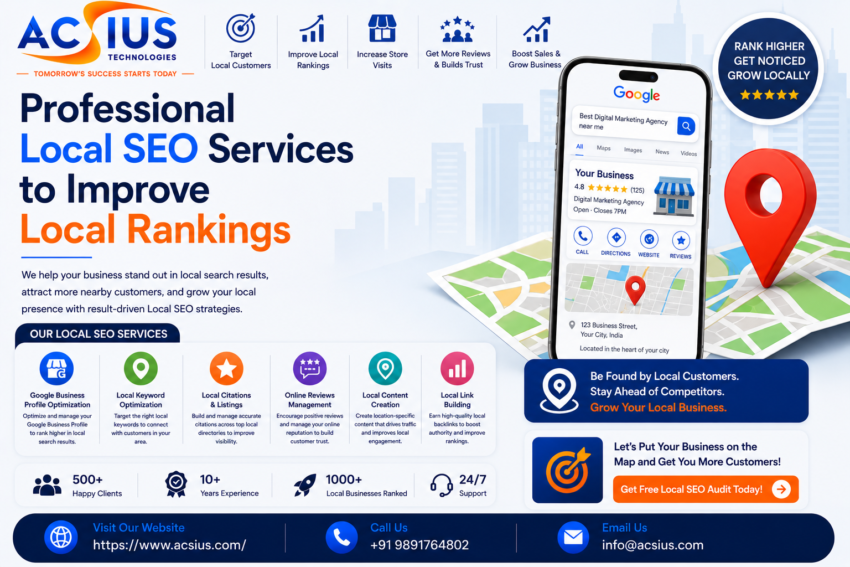 Local SEO services for your business
