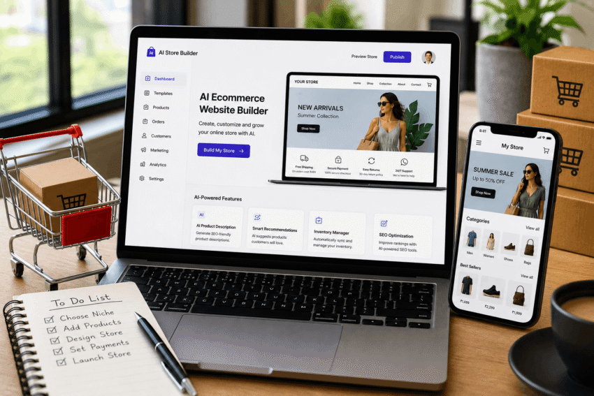 AI Ecommerce Website Builder The Smarter Way to Build and Grow Your Online Store 1