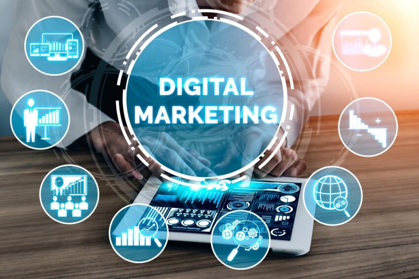 illustration digital marketing