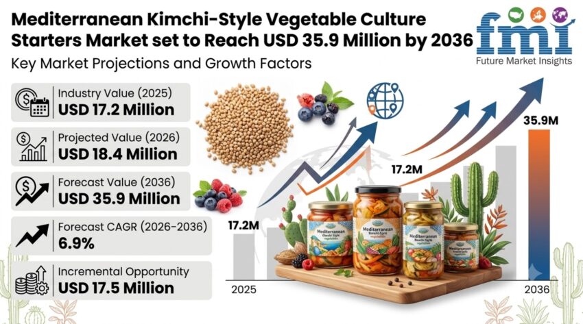 Mediterranean Kimchi Style Vegetable Culture Starters Market