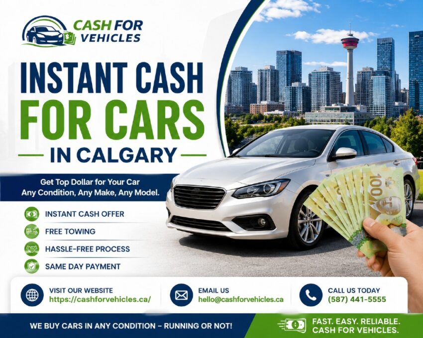 Instant Cash for Cars in Calgary