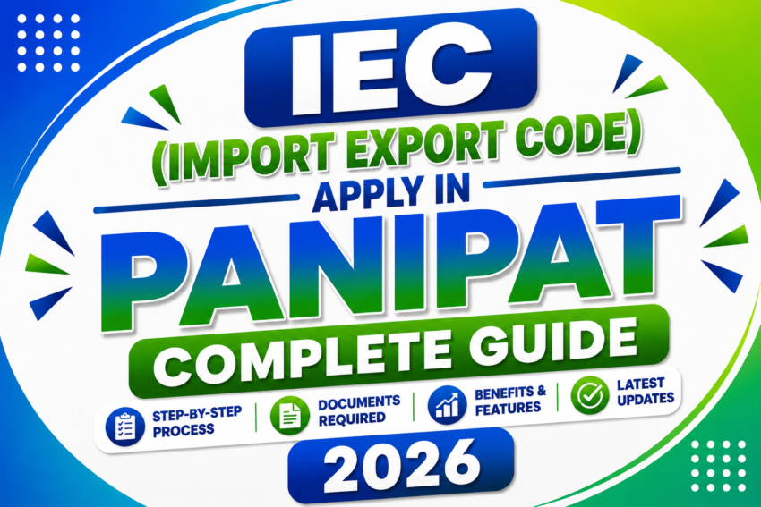 IEC Import Export Code Apply in Panipat