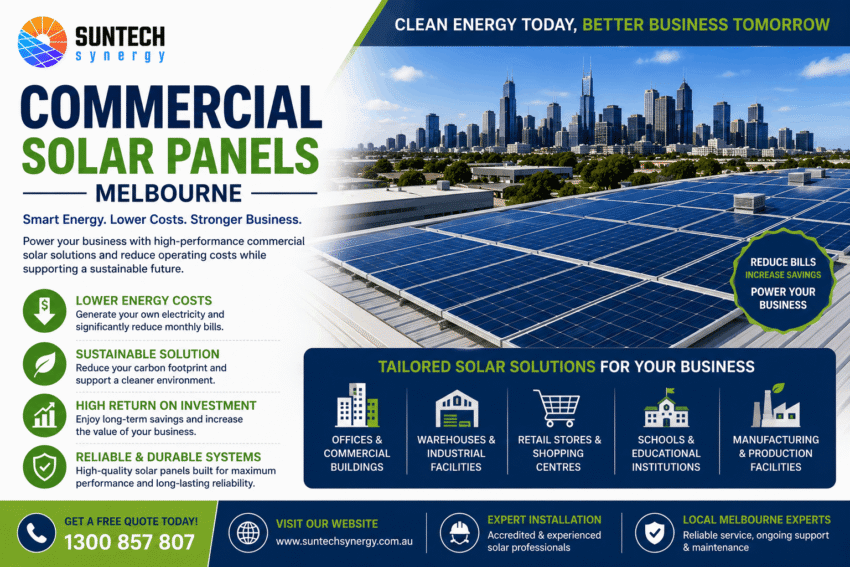 Commercial solar panels Melbourne 1