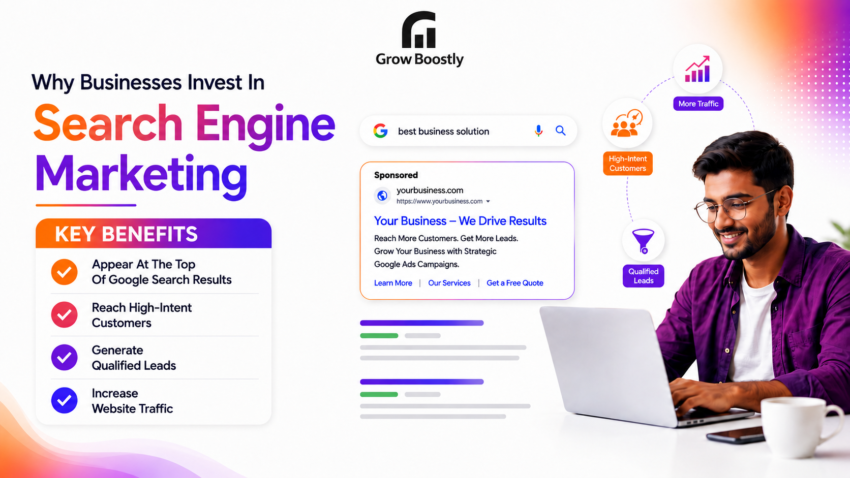 Search engine marketing for business growth