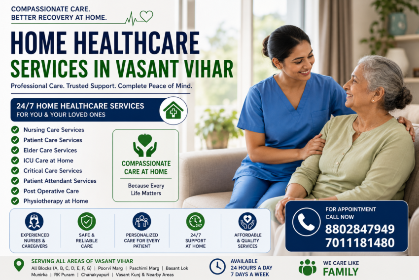 Professional Home Healthcare Services in Vasant Vihar