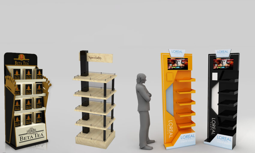 product display stand for shop