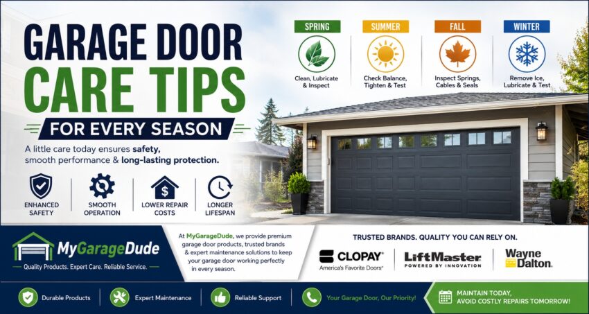 Garage Door Care Tips Banner 1000KB