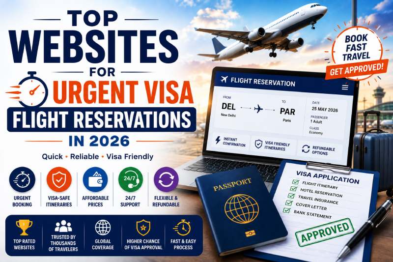 Top Websites for Urgent Visa Flight Reservations 1