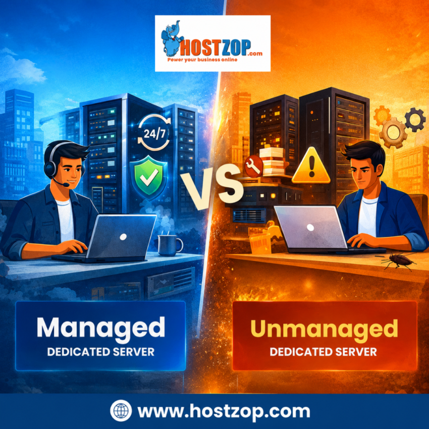 Managed Vs Unmanaged Dedicated Server Hosting
