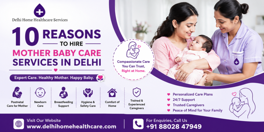 Hire Mother Baby Care Services in Delhi