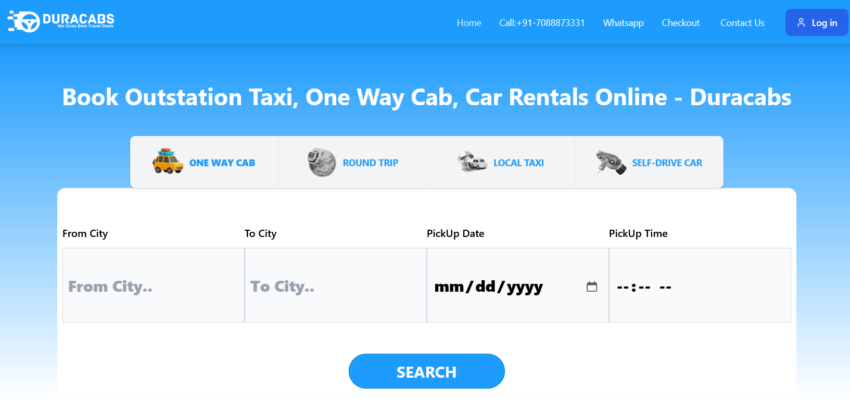 Premium Cab Taxi Service in India Book 24 7 One Way Cab 1