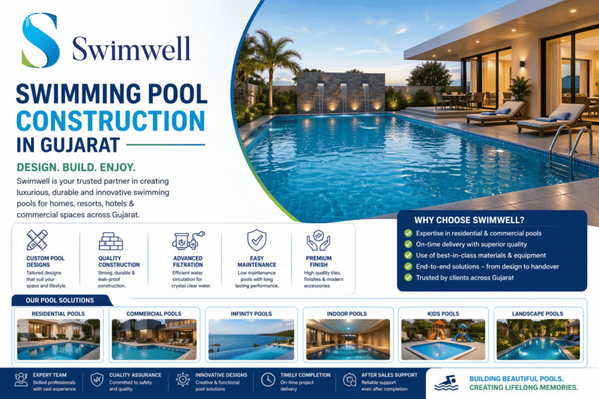 Swimming pool construction in gujrat
