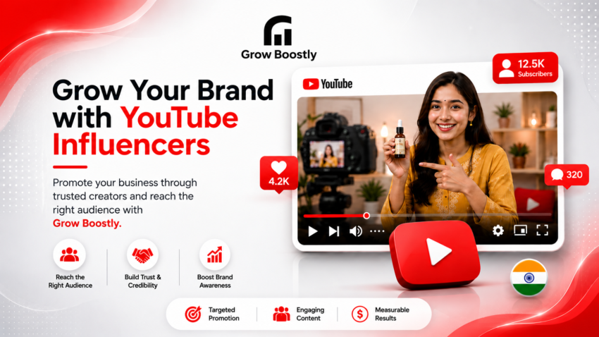 Promote with YouTube influencers