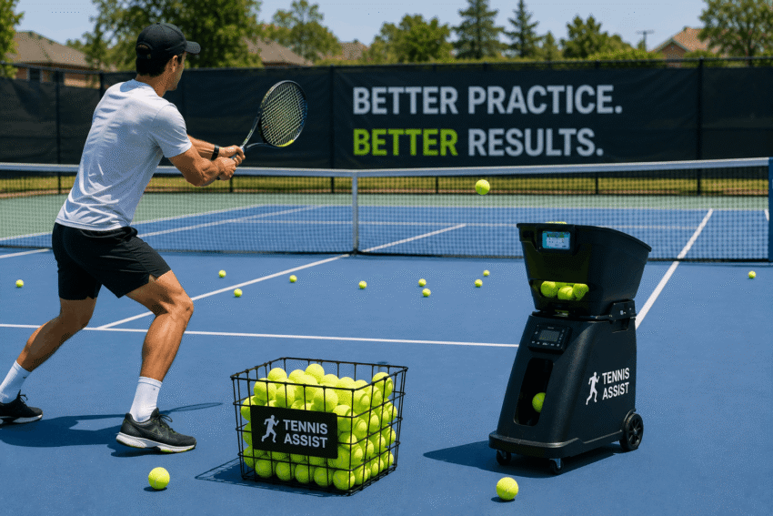 Tennis Practice with Ball Machine A Smart Way to Improve Your Game at Home 1