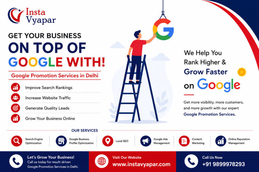 Google Promotion Services in Delhi