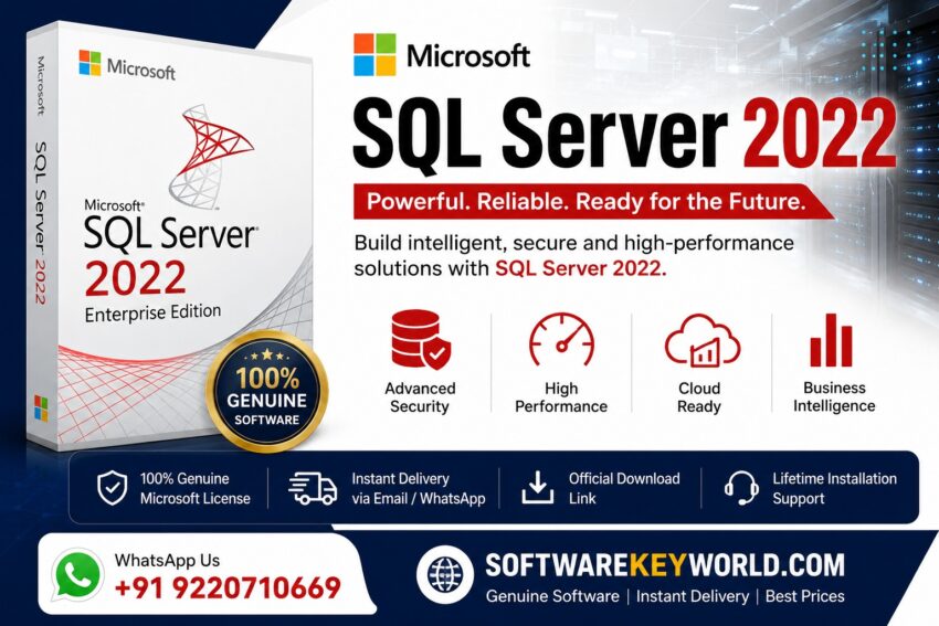 Buy Microsoft SQL Server 2022 Genuine License Key